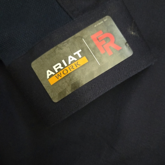 Ariat FR WORK Shirt NWT Cat 2 Osha Navy - Picture 14 of 16